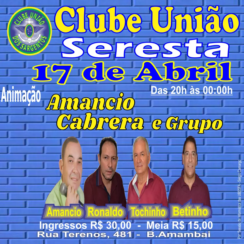 Seresta do Clube União 17/04/2023